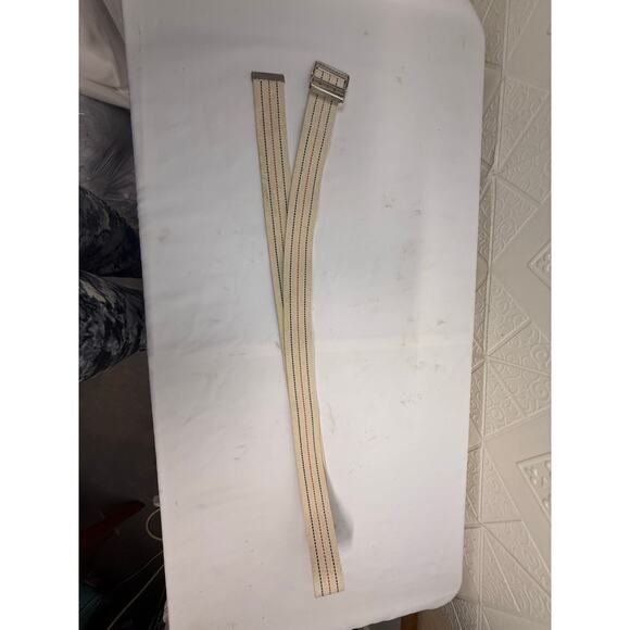 BELT Transfer gait Sammons Preston New 72" red blue cream cna nurse - Picture 5 of 7